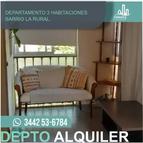 Departamento de 3 dormitorios en alquiler en Concepción del Uruguay