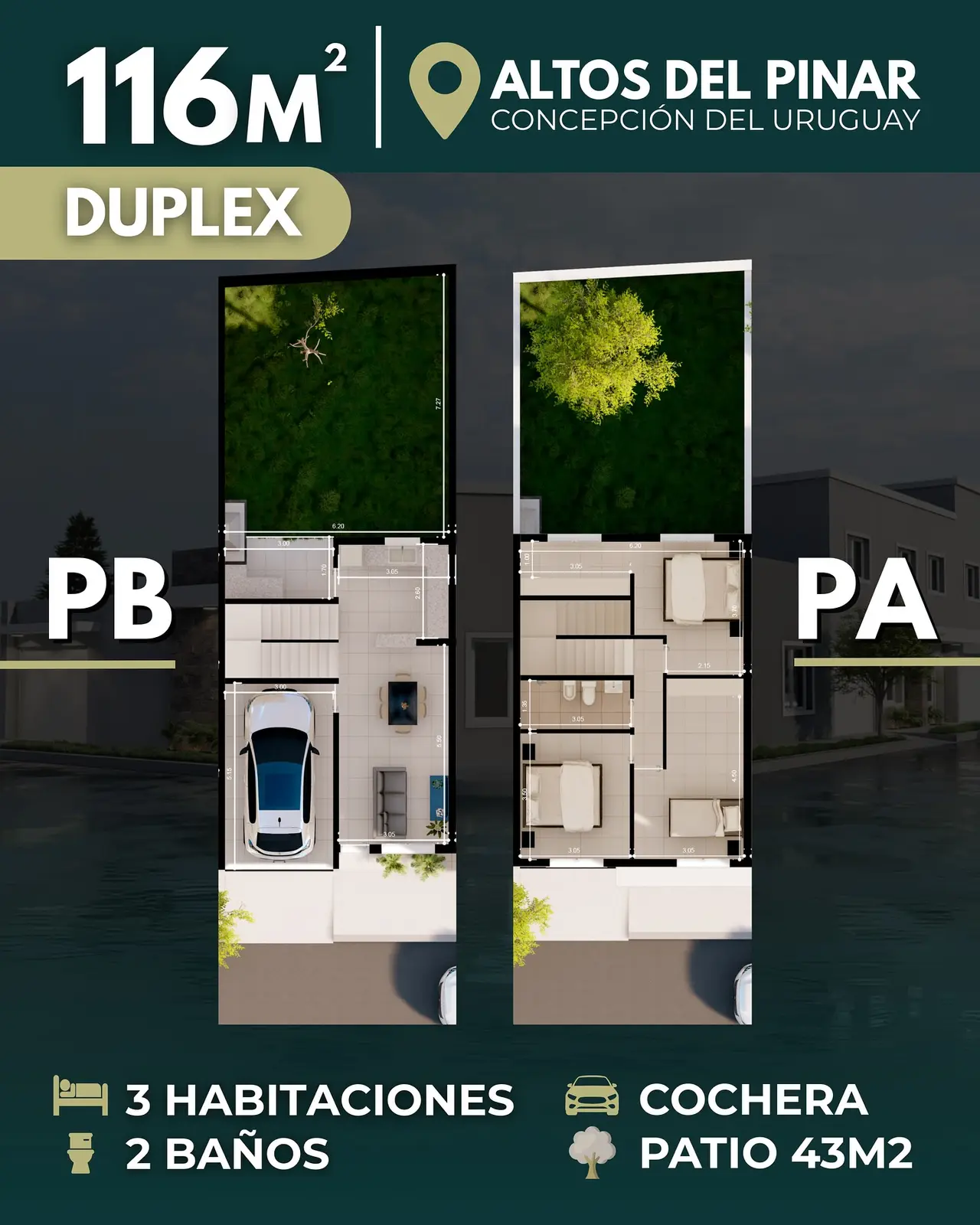 Casa de 3 dormitorios en preventa en Concepción del Uruguay — foto 3