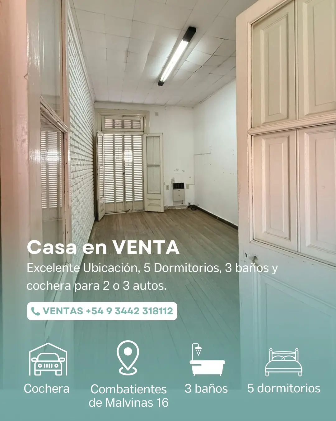 Casa de 5 dormitorios en venta en Concepción del Uruguay — foto 2