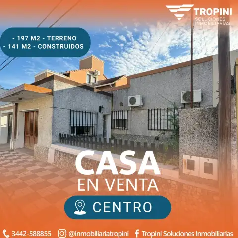 Casa de 3 dormitorios en venta en Concepción del Uruguay