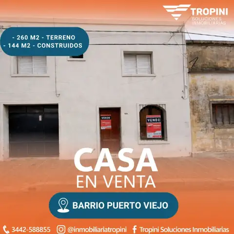 Casa de 3 dormitorios en venta en Concepción del Uruguay