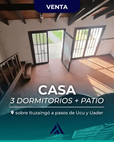 Casa de 3 dormitorios en venta en Concepción del Uruguay