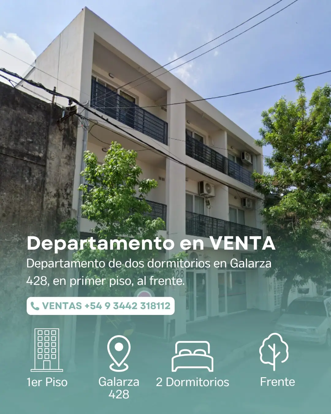 Departamento de 2 dormitorios en venta en Concepción del Uruguay — foto 2