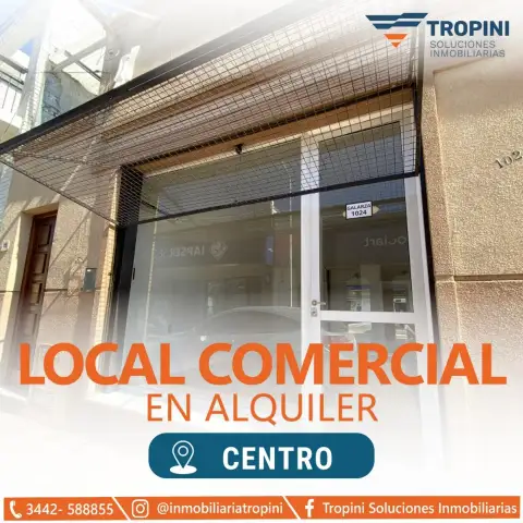 Comercial en alquiler en Concepción del Uruguay