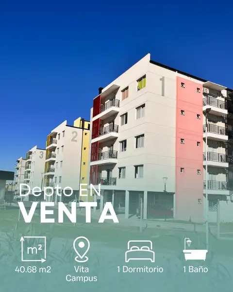 Departamento de 1 dormitorio en venta en Concepción del Uruguay