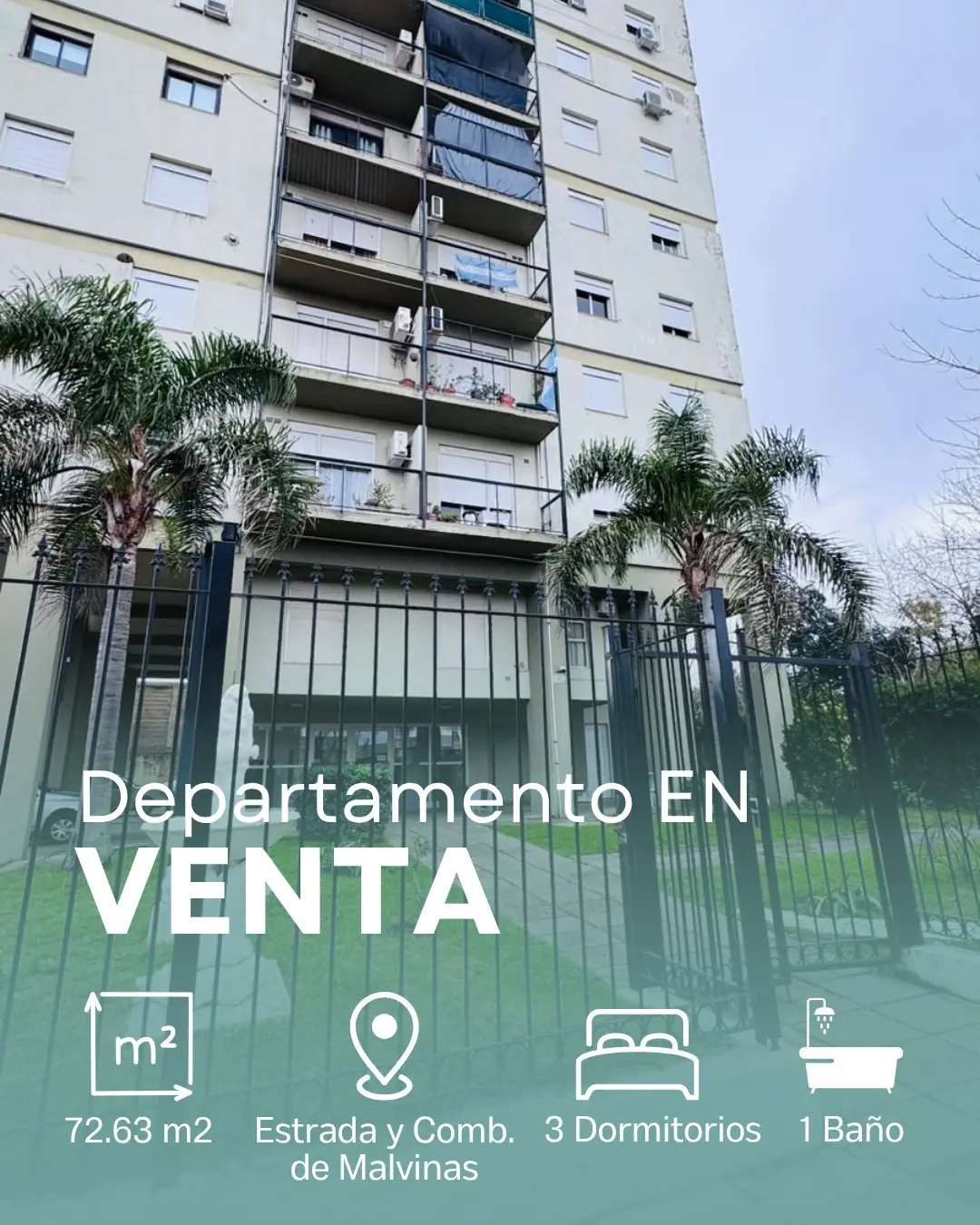 Departamento de 3 dormitorios en venta en Concepción del Uruguay — foto 1