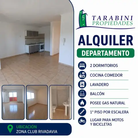 Departamento de 2 dormitorios en alquiler en Concepción del Uruguay