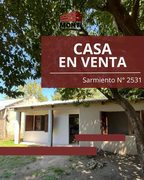 Casa de 2 dormitorios en venta en Concepción del Uruguay