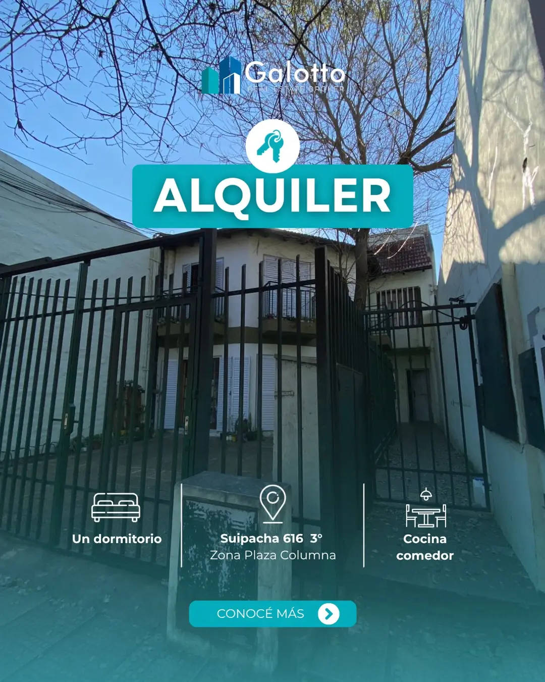 Departamento de 1 dormitorio en alquiler en Concepción del Uruguay — foto 1