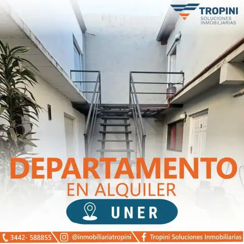 Departamento de 1 dormitorio en alquiler en Concepción del Uruguay
