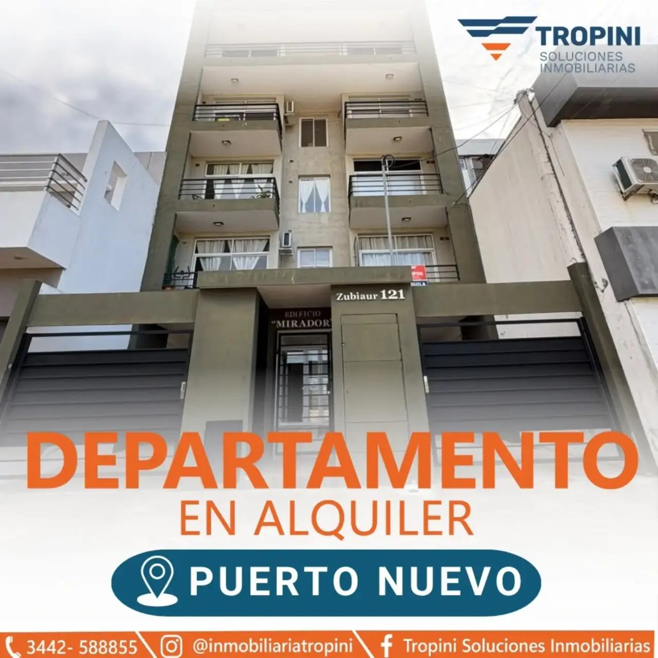 Departamento de 1 dormitorio en alquiler en Concepción del Uruguay — foto 1