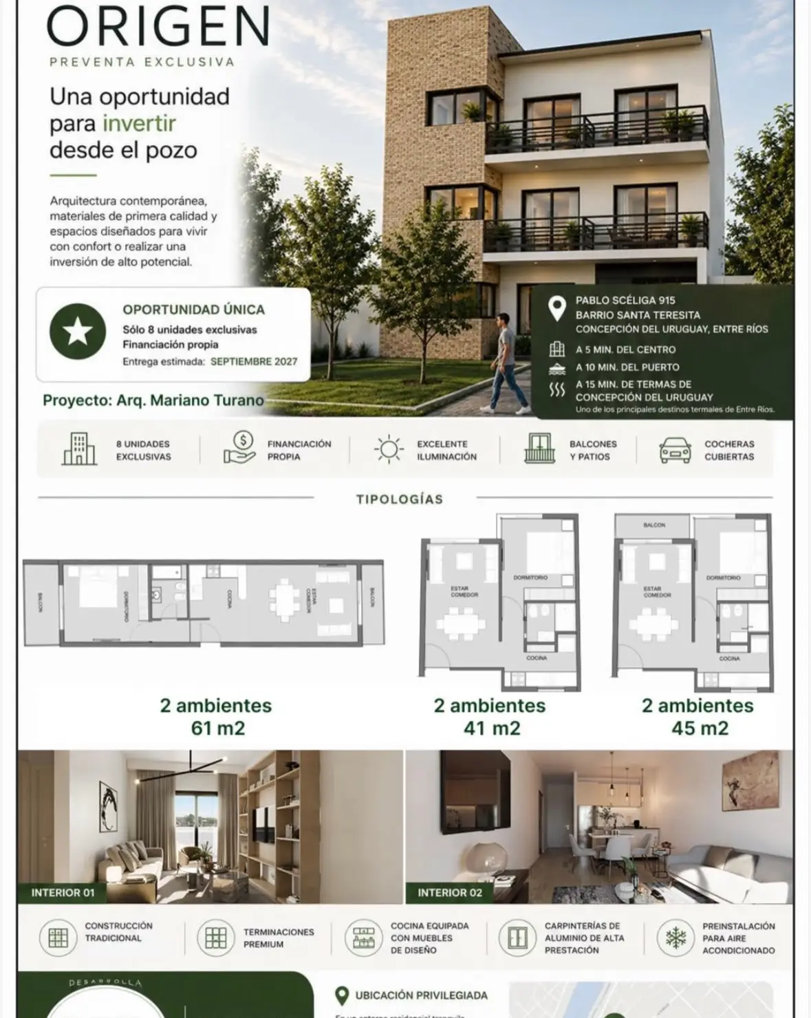 Departamento en preventa en Concepción del Uruguay — foto 3