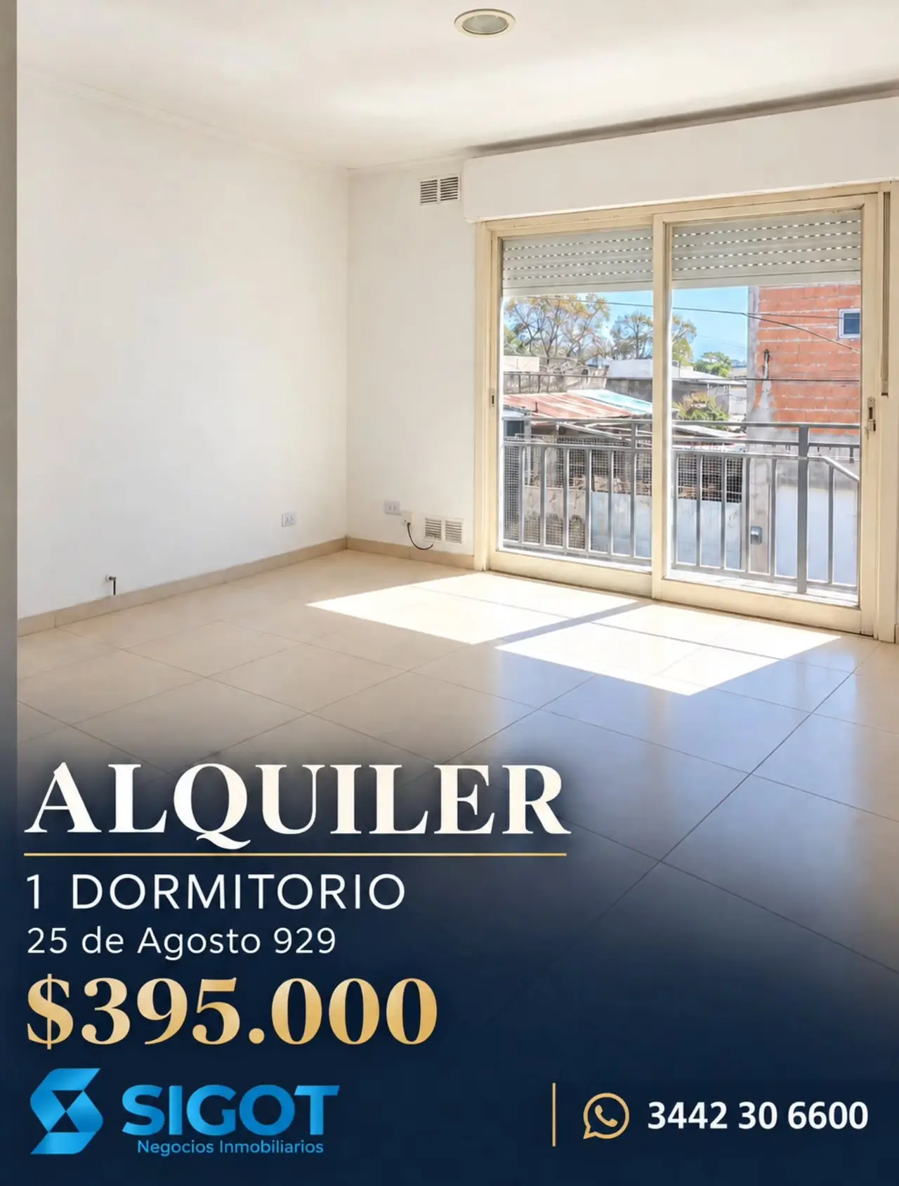 Departamento de 1 dormitorio en alquiler en Concepción del Uruguay — foto 1