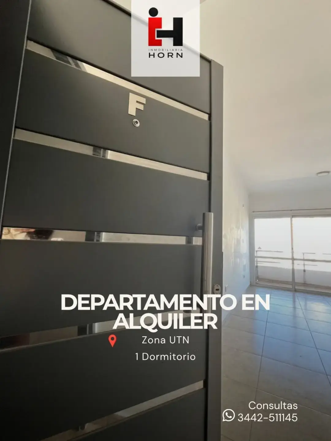 Departamento de 1 dormitorio en alquiler en Zona universidades, Concepción del Uruguay — foto 1