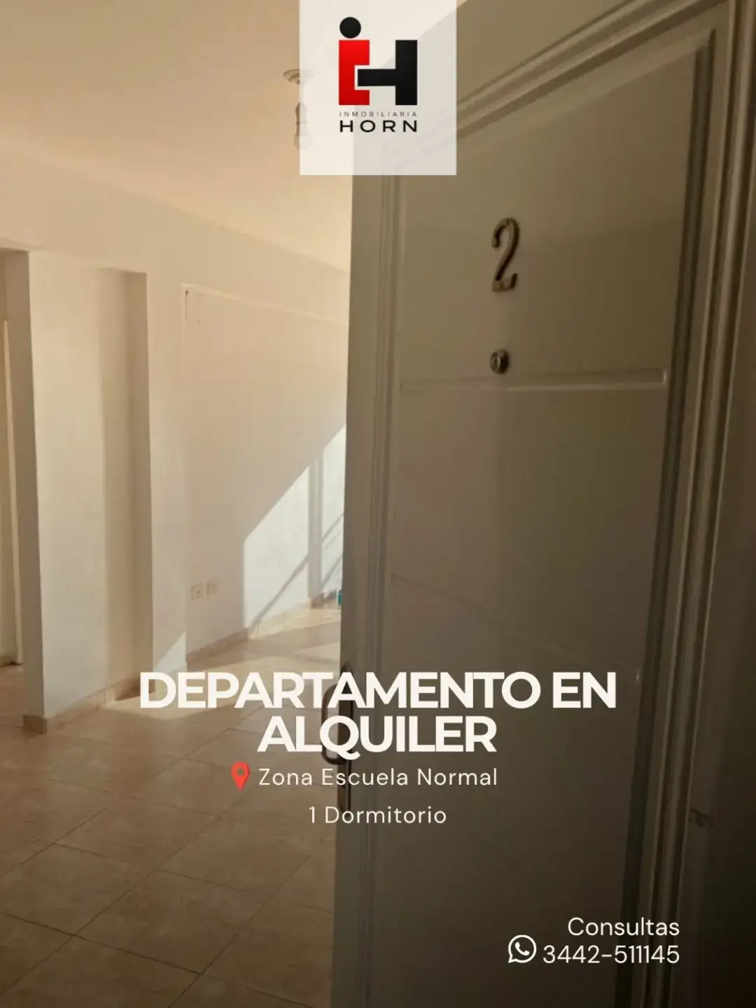 Departamento de 1 dormitorio en alquiler en Zona Escuela Normal, Concepción del Uruguay — foto 1